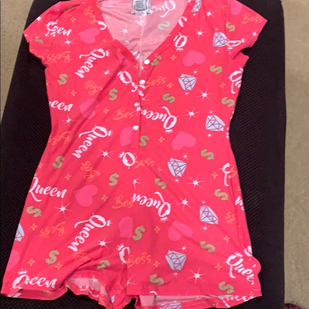 Fashion Nova pj romper
